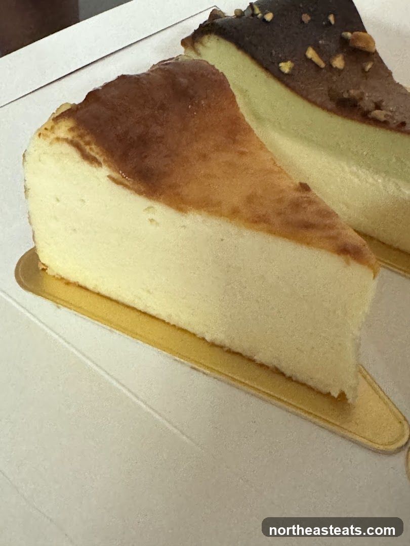 Burnt Basque Cheesecake Slices