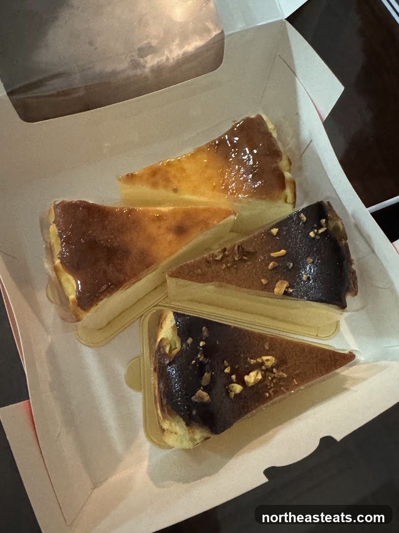 Slices of Cheesecake