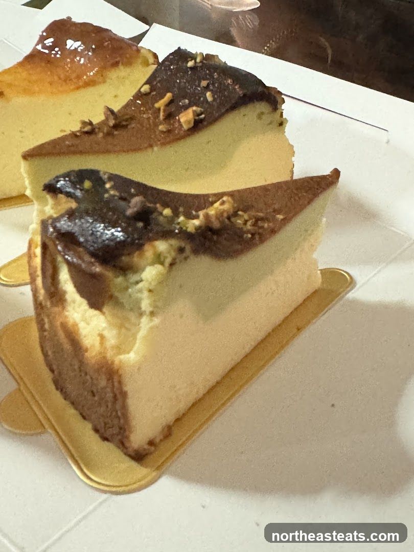 Slices of Cheesecake