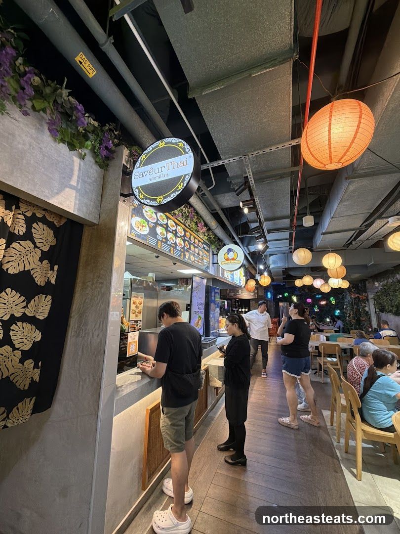 Thai Food Stall in a Food Court