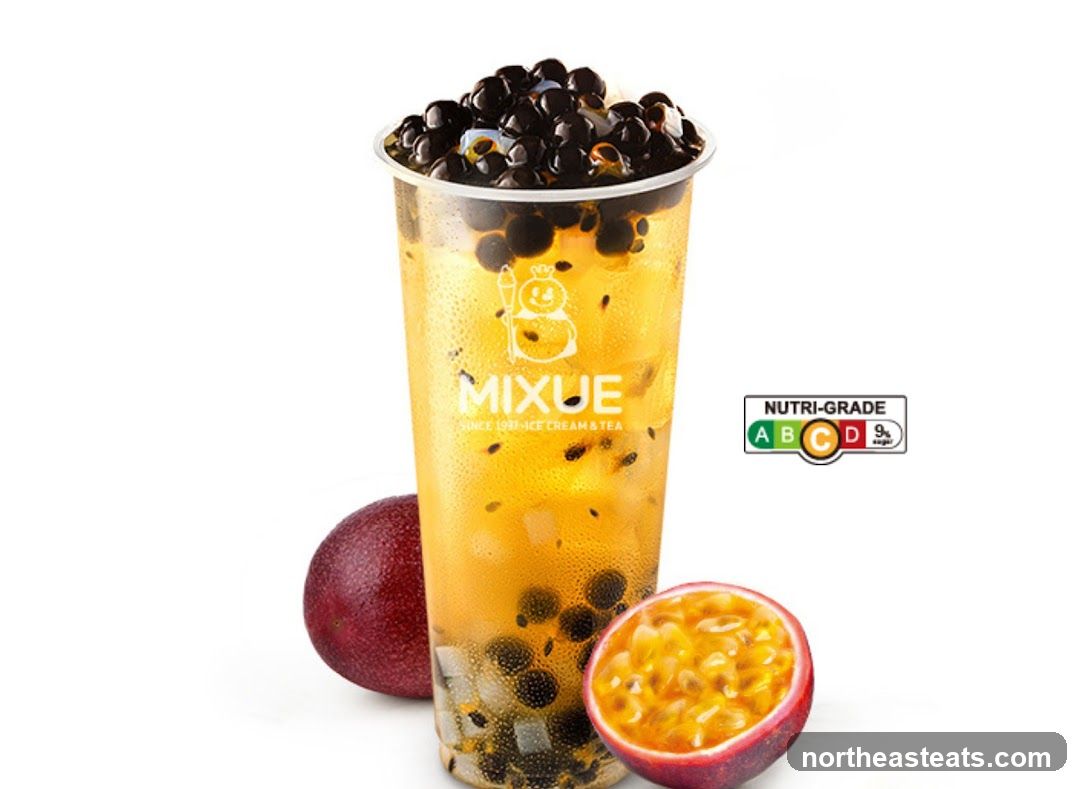 Passion Fruit Boba Tea
