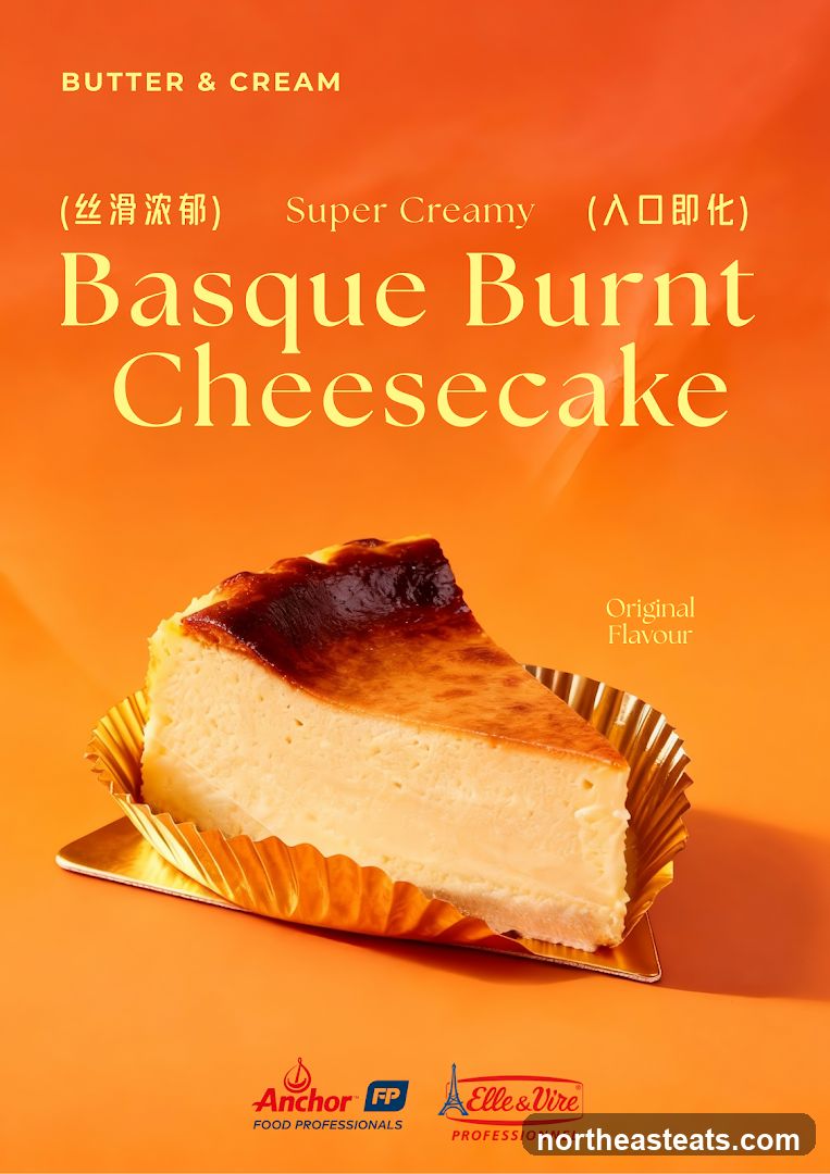 Basque Burnt Cheesecake Advertisement