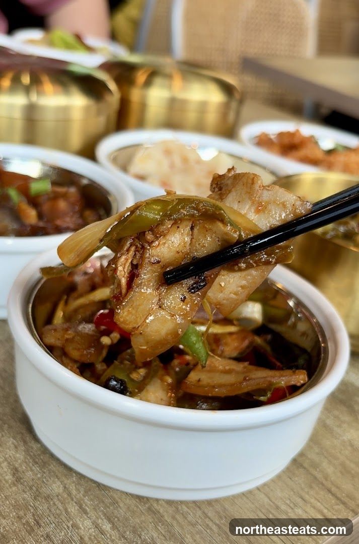 Stir-fried Pork Belly with Peppers