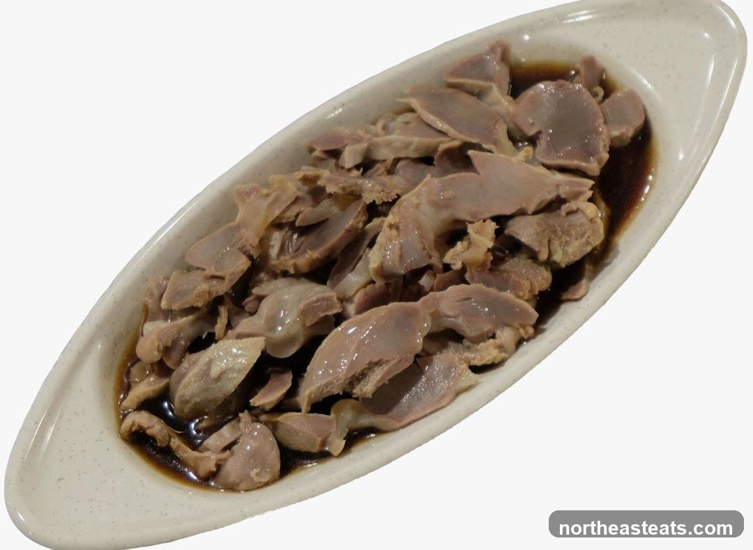 Braised Chicken Gizzards