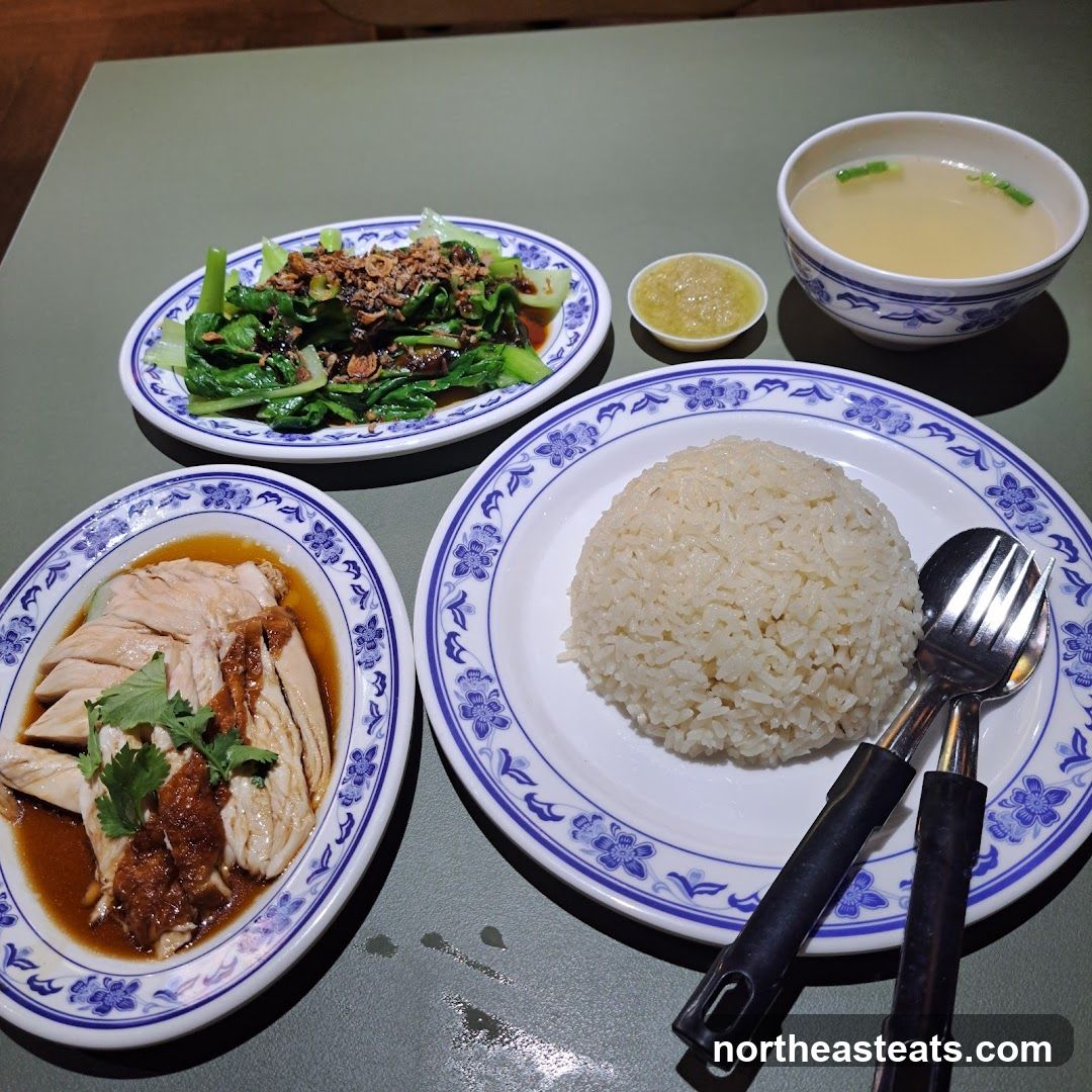 Hainanese Chicken Rice Meal