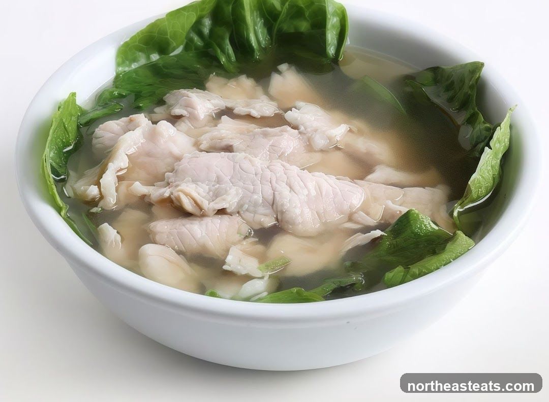 Pork Soup with Greens