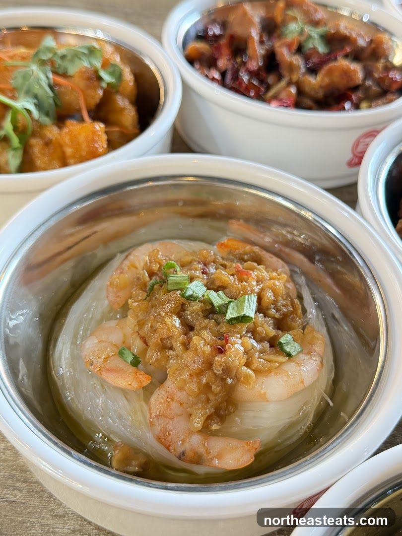 Steamed Shrimp with Noodles