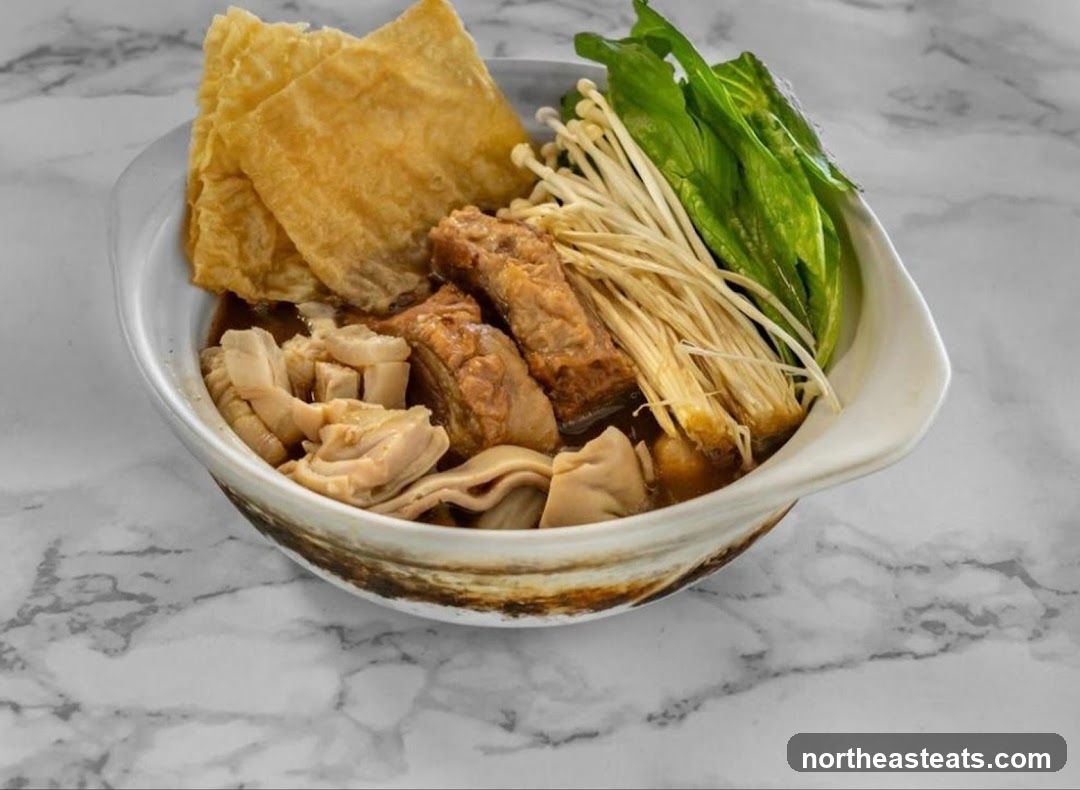 Bowl of Braised Pork and Offal