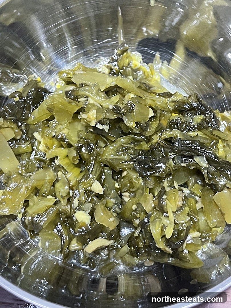 Pickled Mustard Greens
