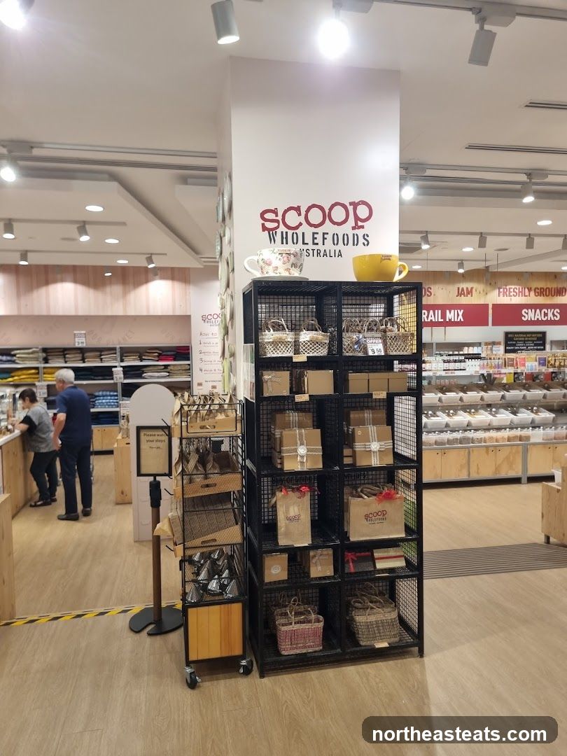 Scoop Wholefoods Interior Display