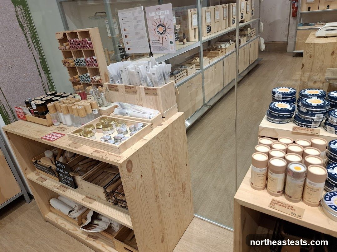 Store Interior with Natural Products