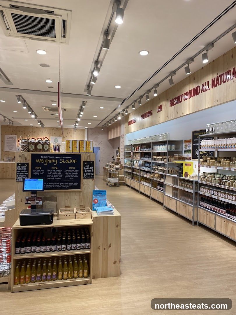 Interior of a grocery store