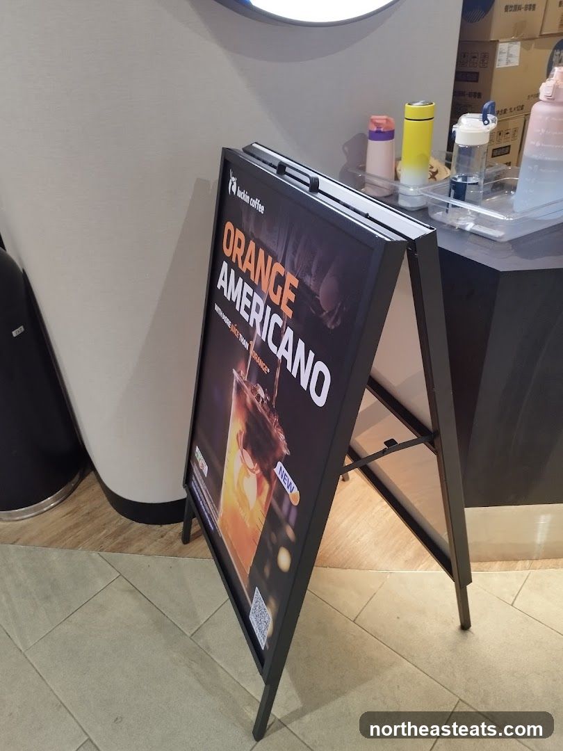 Luckin Coffee Orange Americano Advertisement