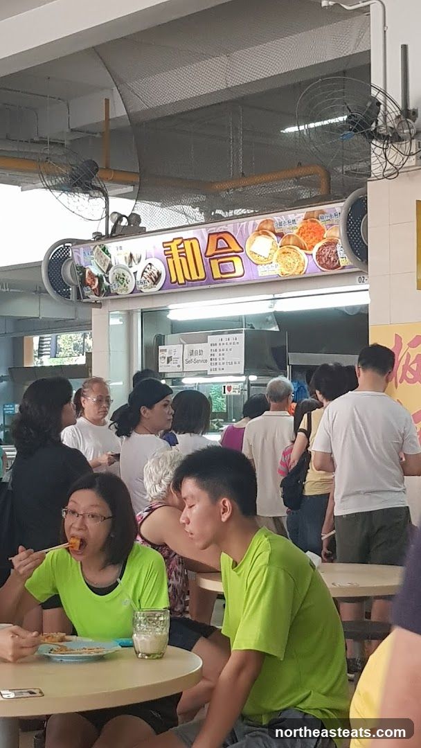 Food Stall with Customers