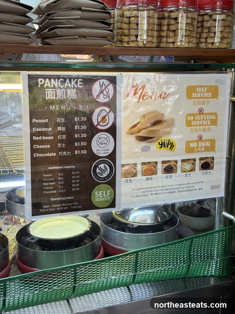 Pancake Menu