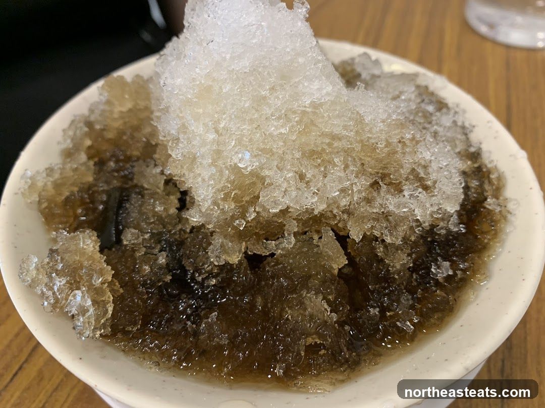 Shaved Ice Dessert