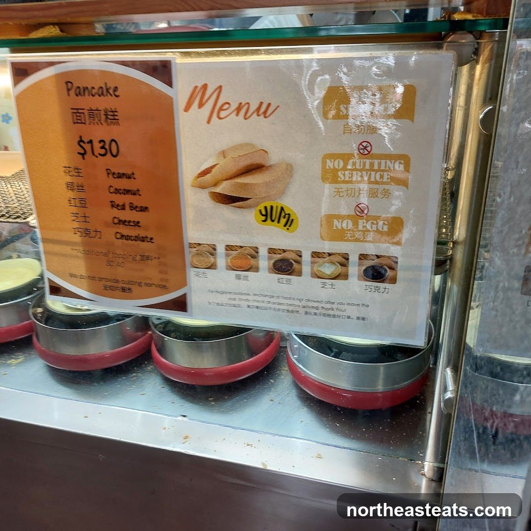 Pancake Menu