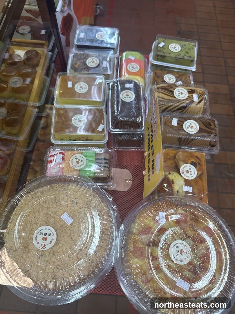 Assortment of Cakes and Breads