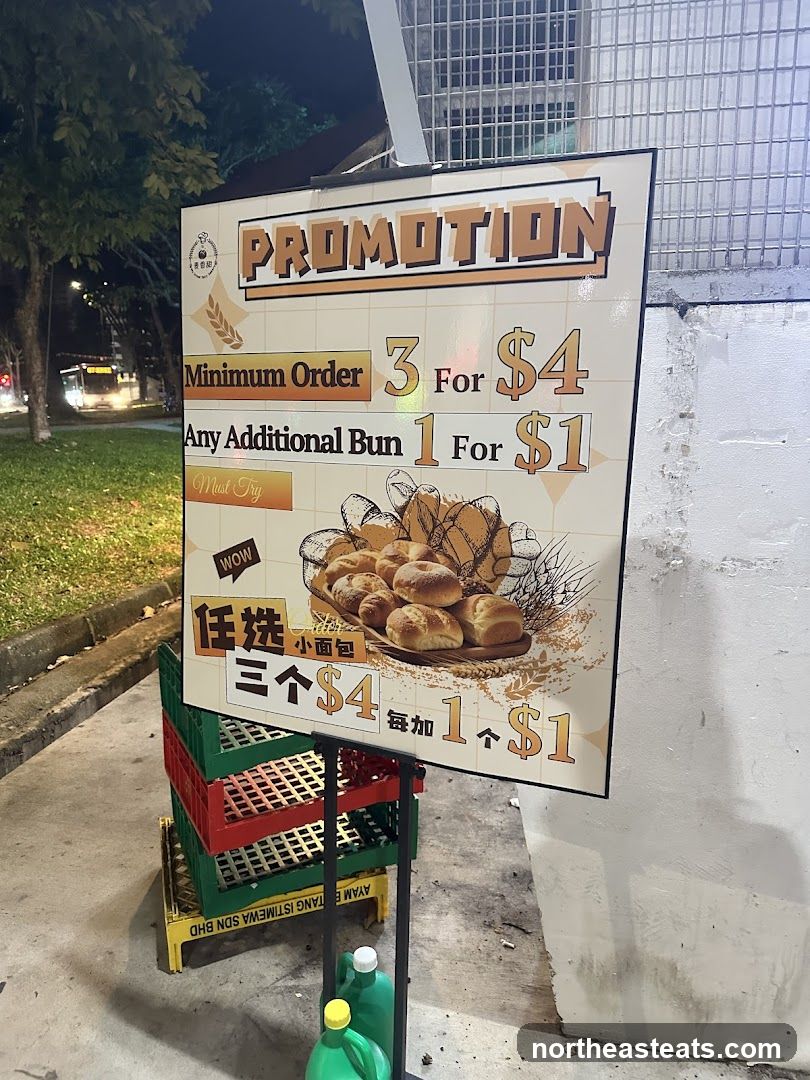 Promotion Sign for Buns
