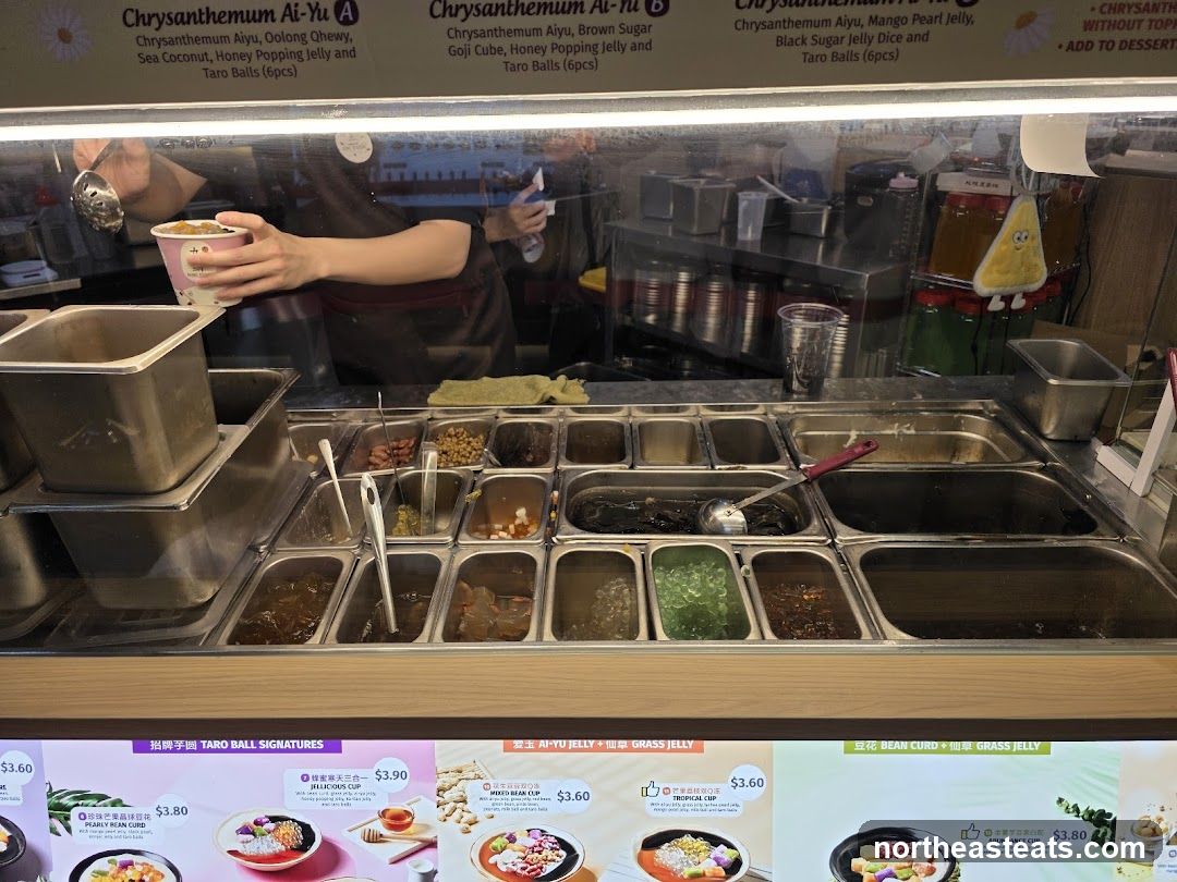 Dessert Toppings Display