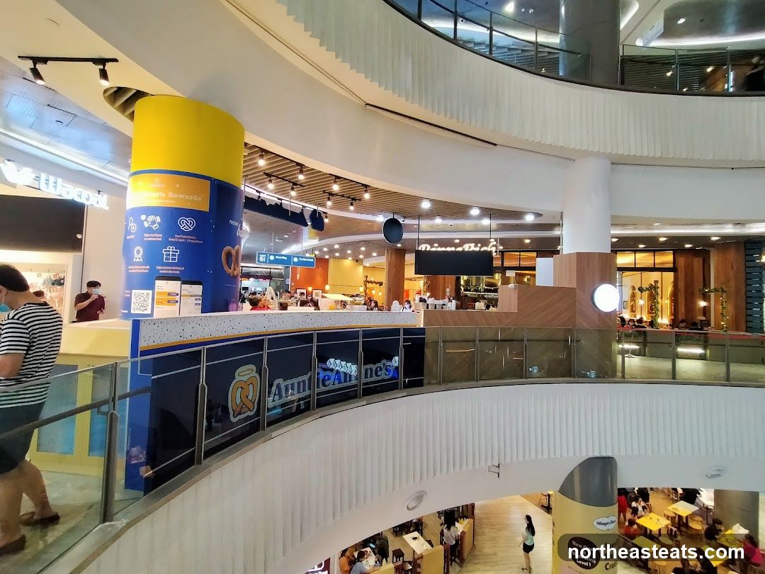 Mall Interior with Auntie Anne's and Haagen-Dazs