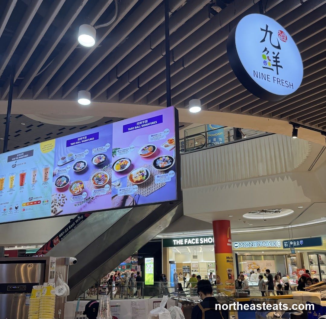 Nine Fresh Menu Display