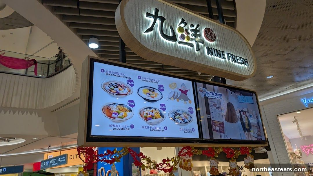 Nine Fresh Menu Display