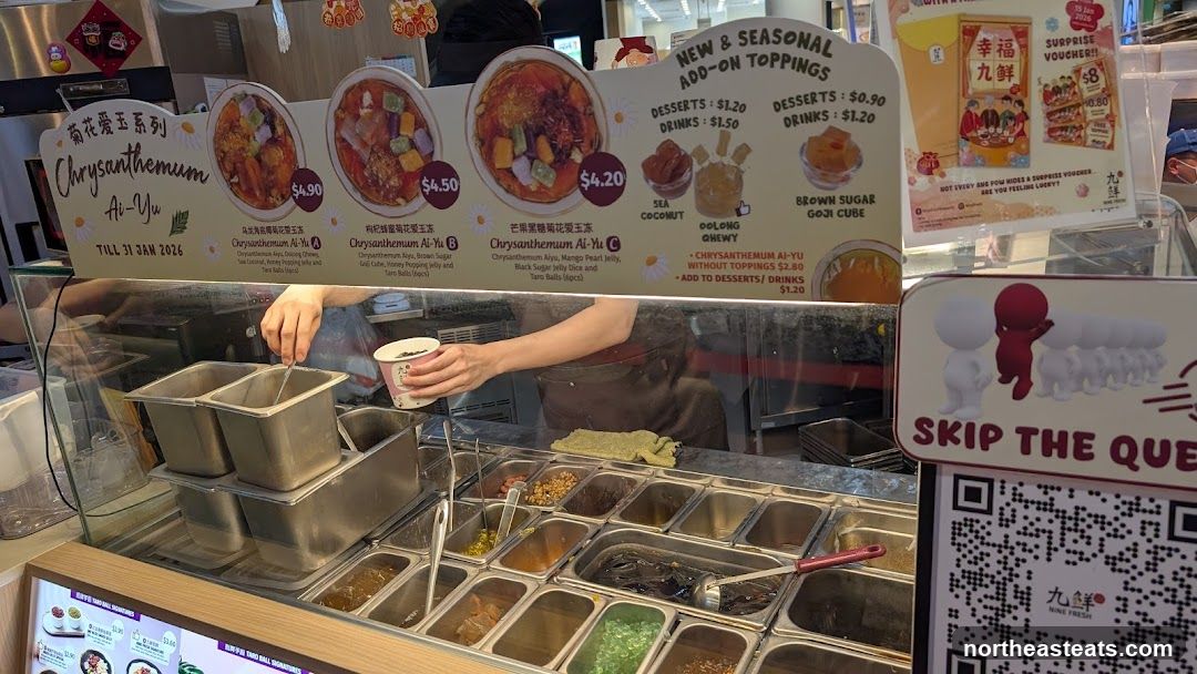 Dessert Toppings Display