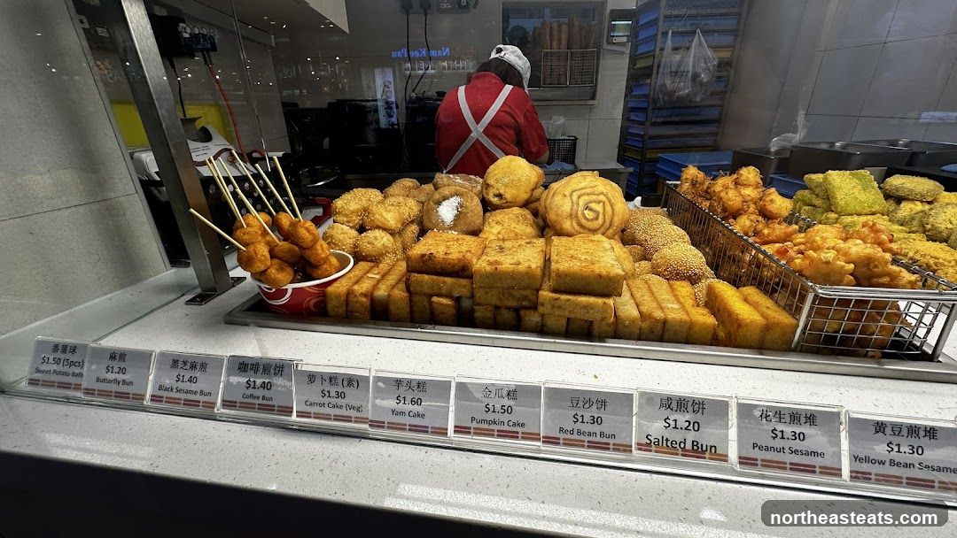 Assortment of Fried and Baked Goods