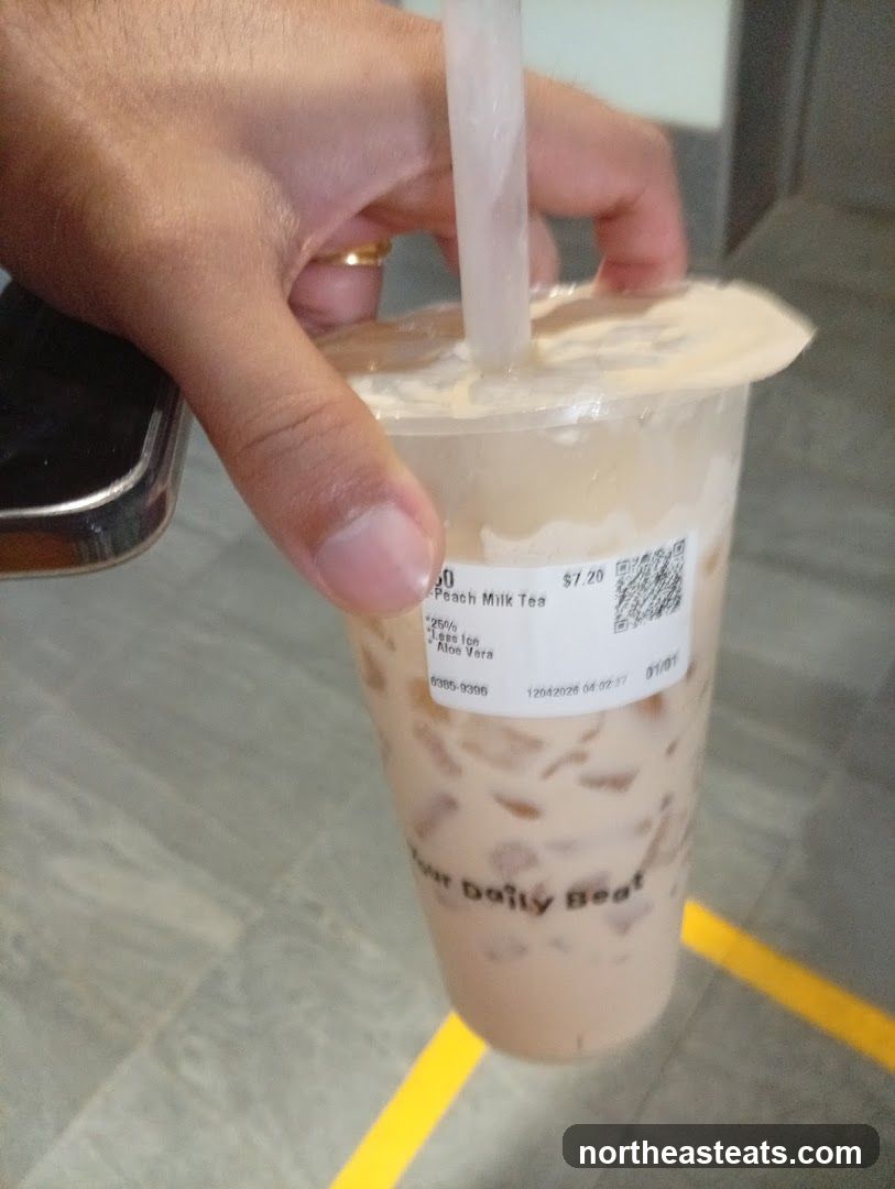 Peach Milk Tea