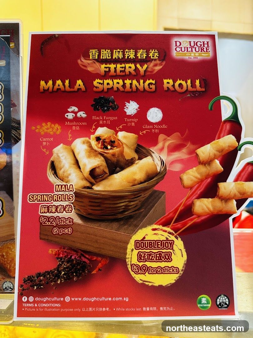 Fiery Mala Spring Roll Advertisement