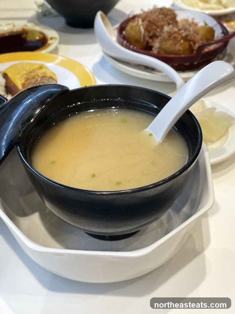 Miso Soup and Appetizers