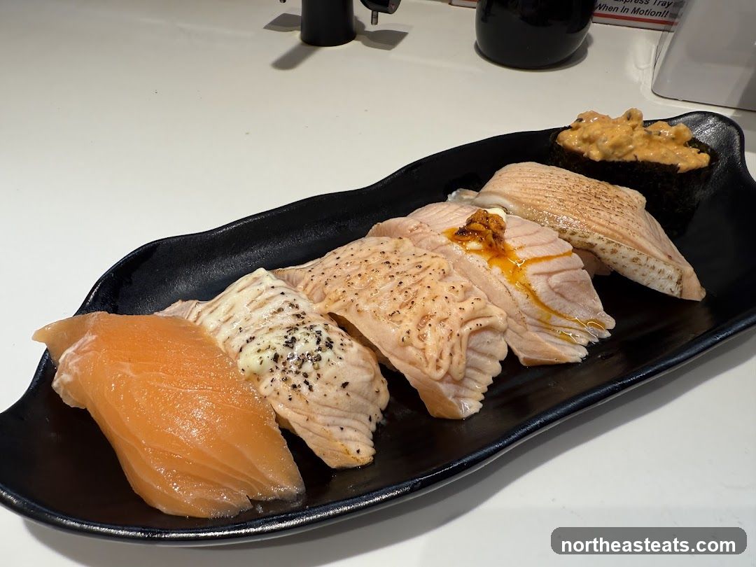 Salmon Sushi Platter