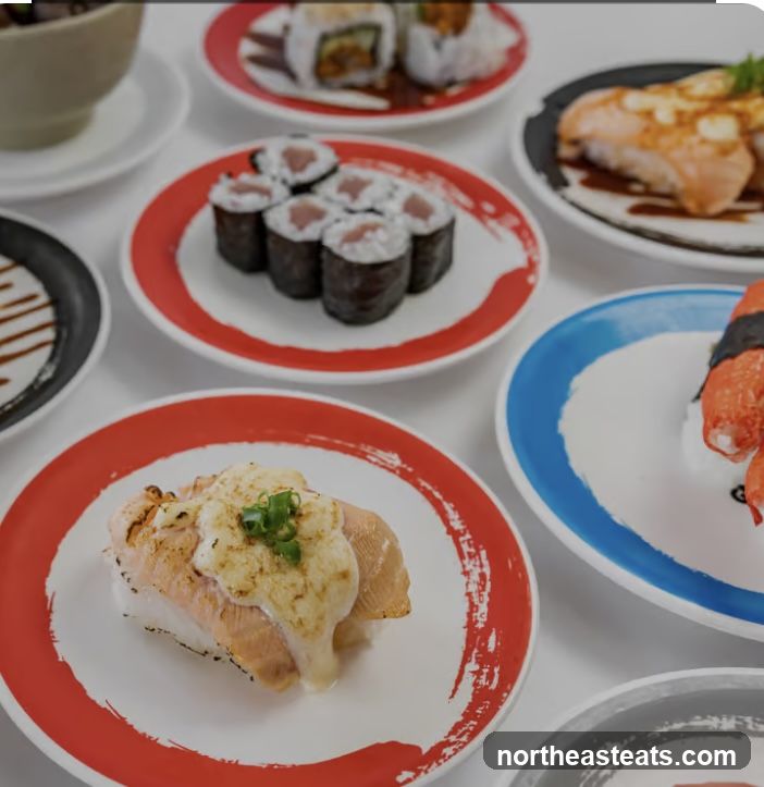 Assortment of Sushi Dishes