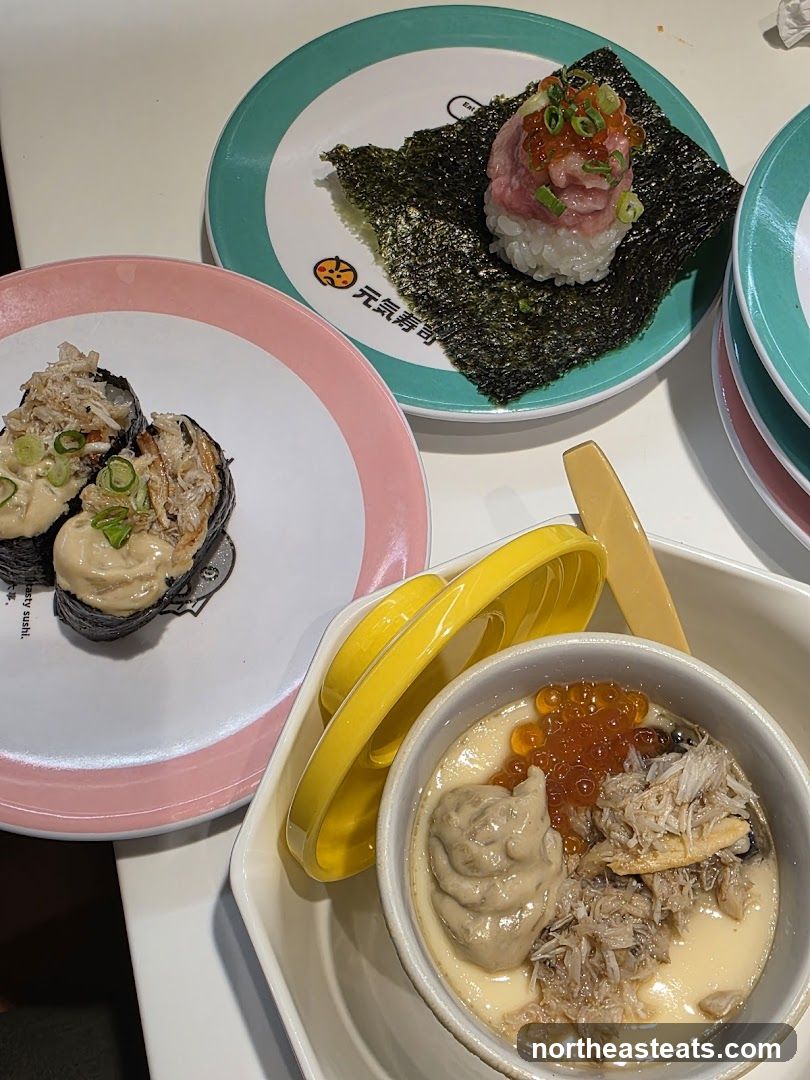 Sushi and Chawanmushi
