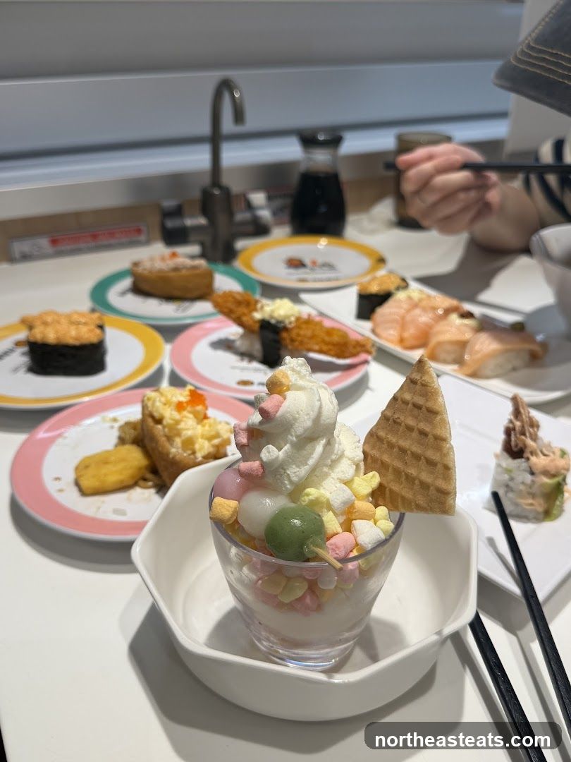 Dessert and Sushi