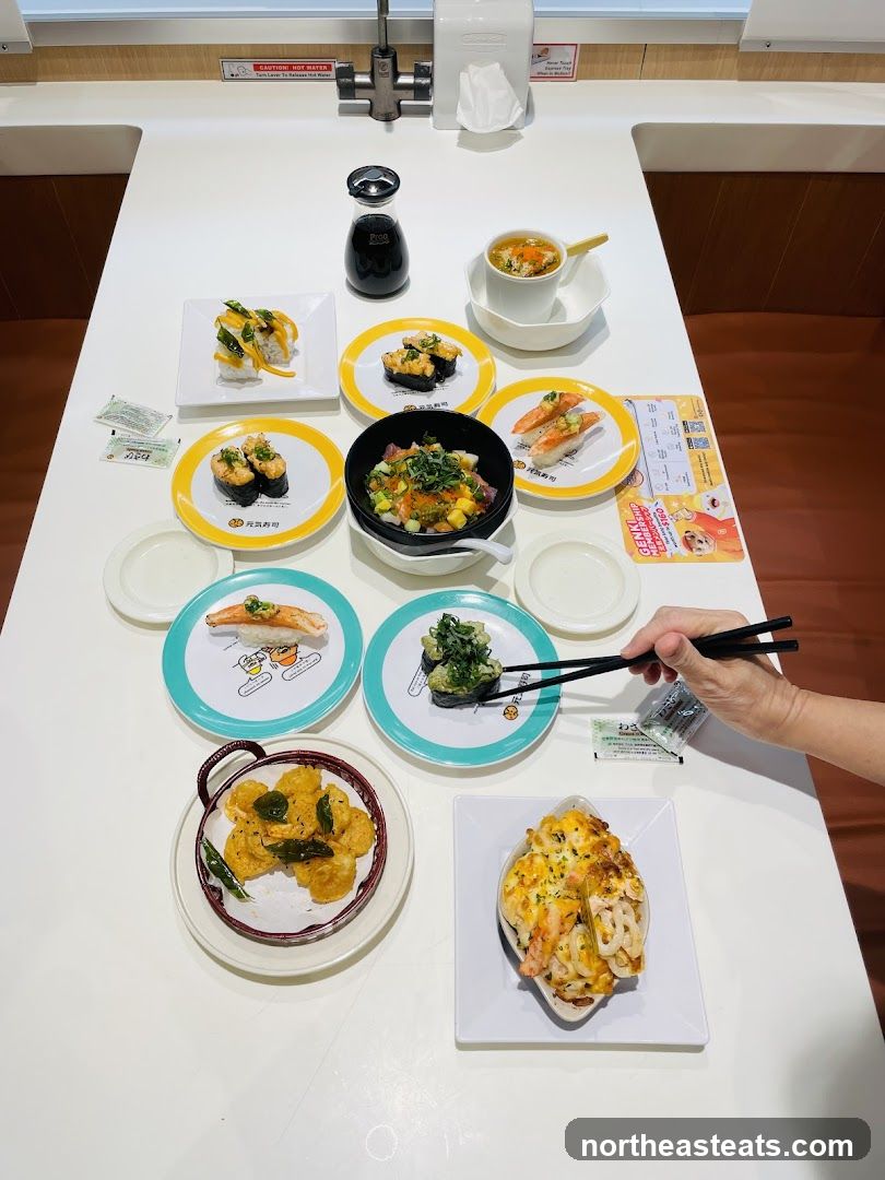 Sushi and Seafood Dishes