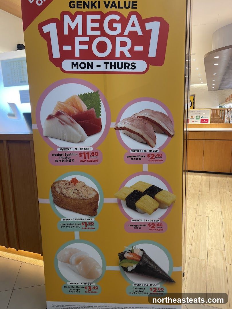 Genki Value Mega 1-for-1 Promotion