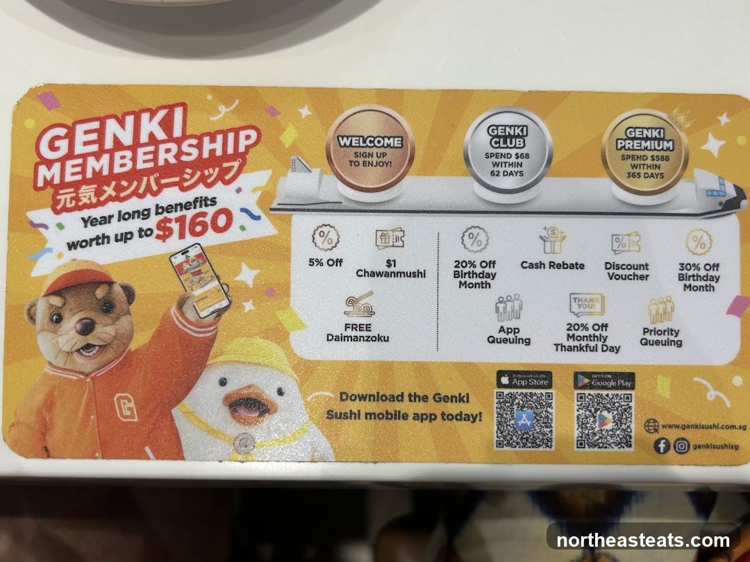 Genki Sushi Membership Benefits
