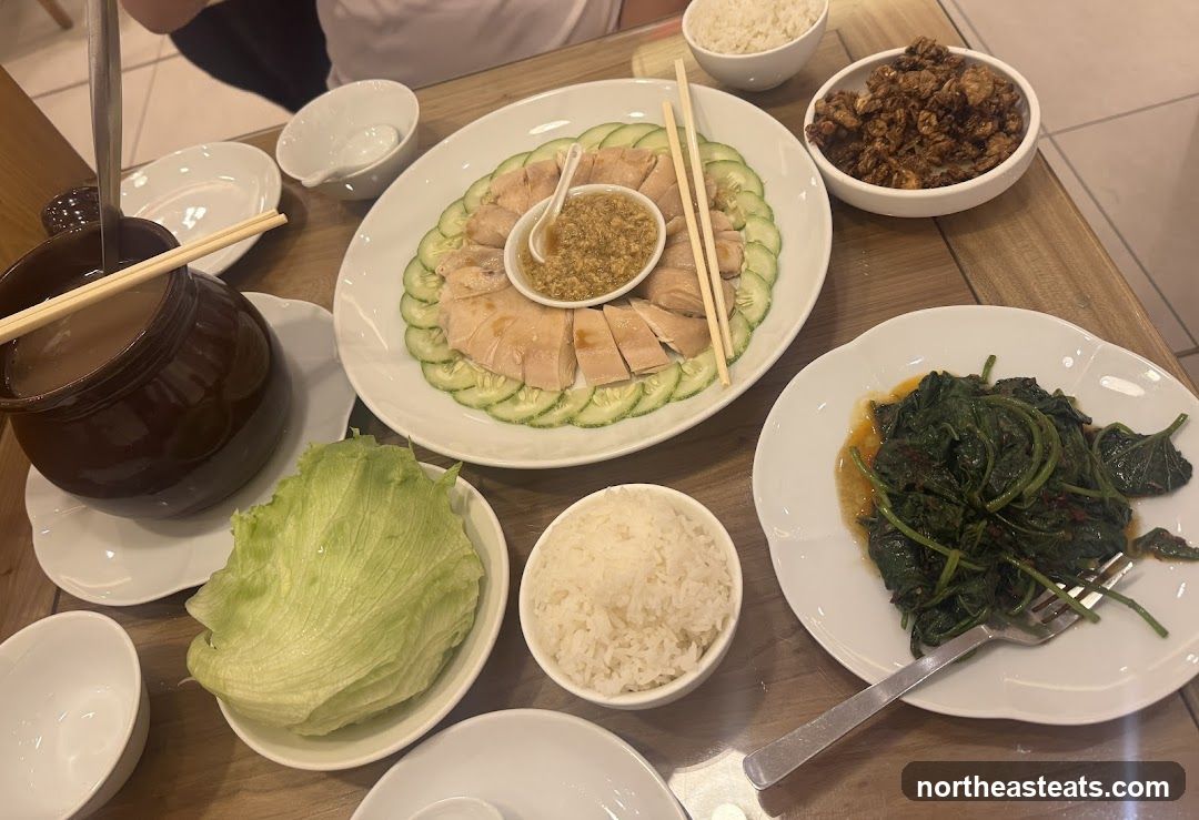 Hainanese Chicken Rice Meal