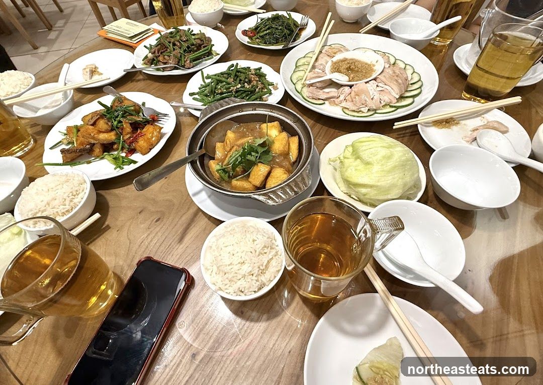 Chinese Food Spread