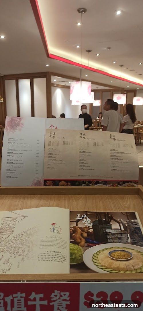 Restaurant Menu and Decor