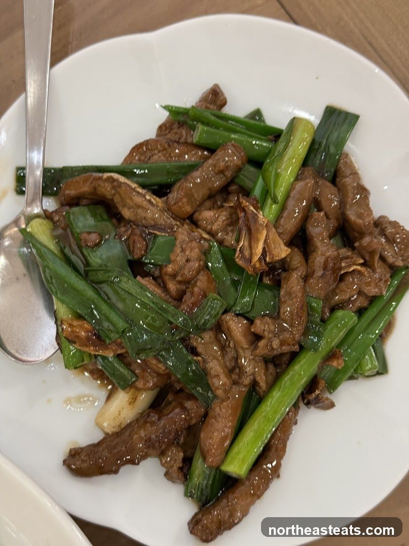 Stir-fried Beef with Scallions