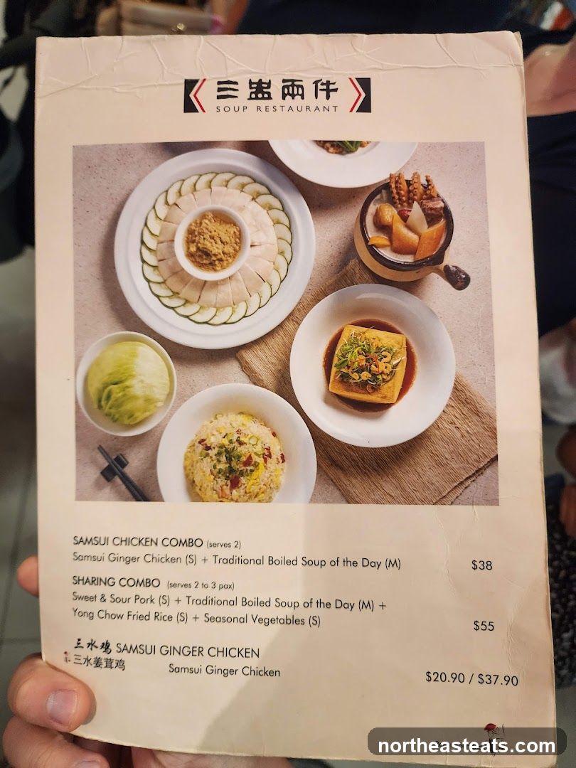Soup Restaurant Menu