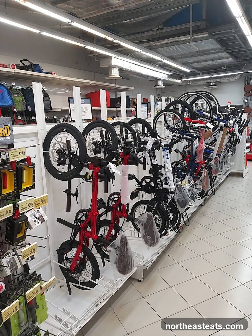 Bicycles and Accessories Display