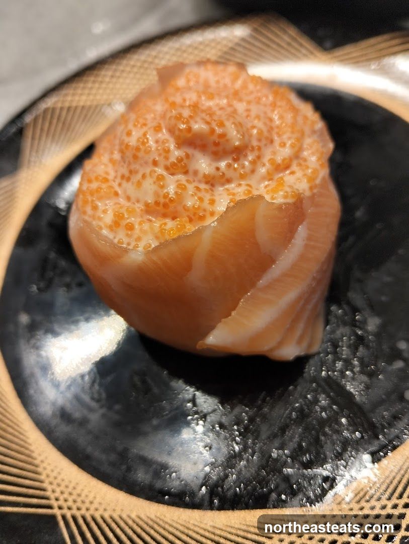 Salmon Nigiri with Roe