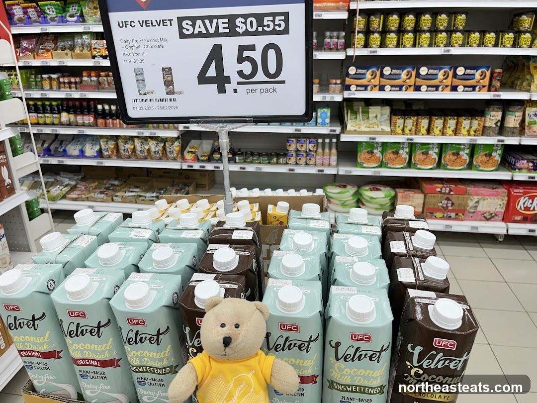 UFC Velvet Coconut Milk Display