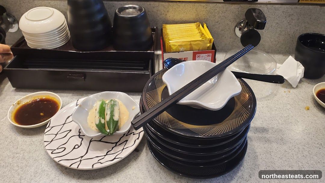 Table Setting with Food Remnants