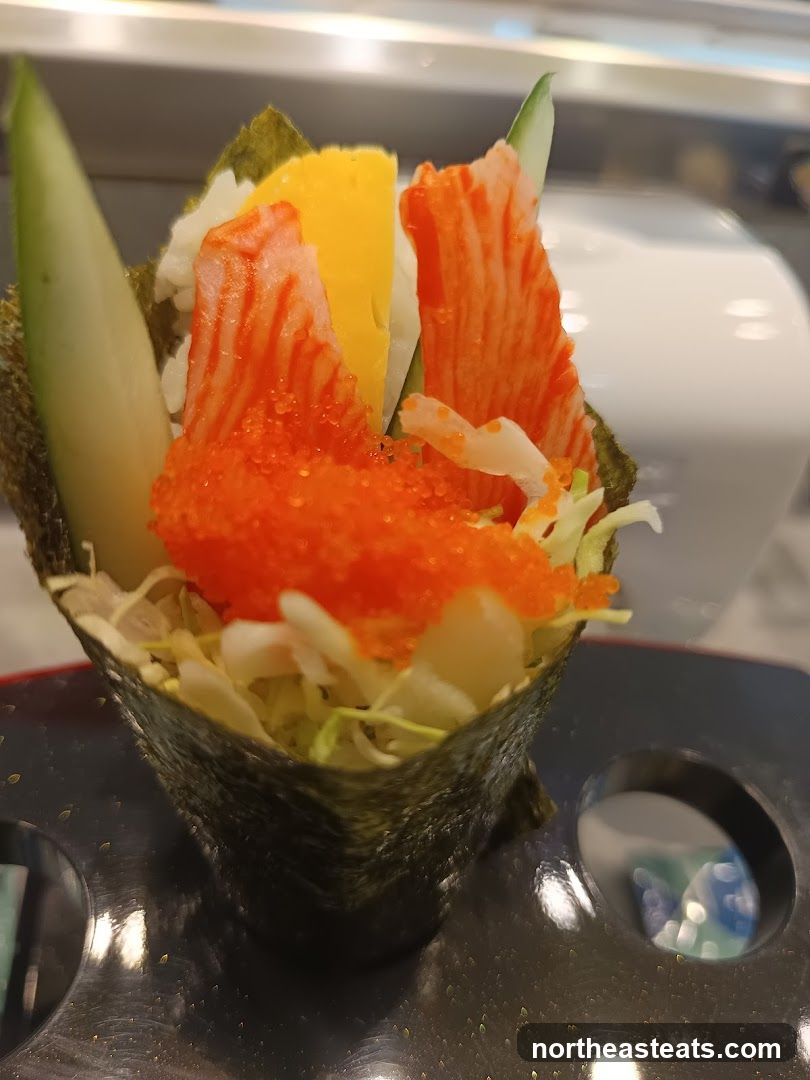 Crab and Roe Hand Roll
