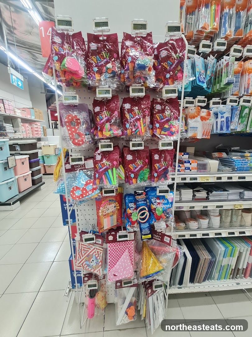 Party Supplies Display